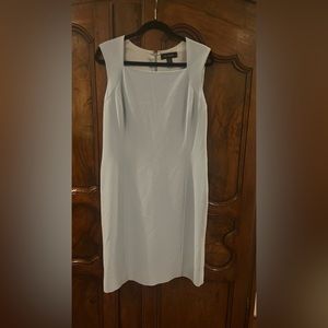 St. John baby blue dress